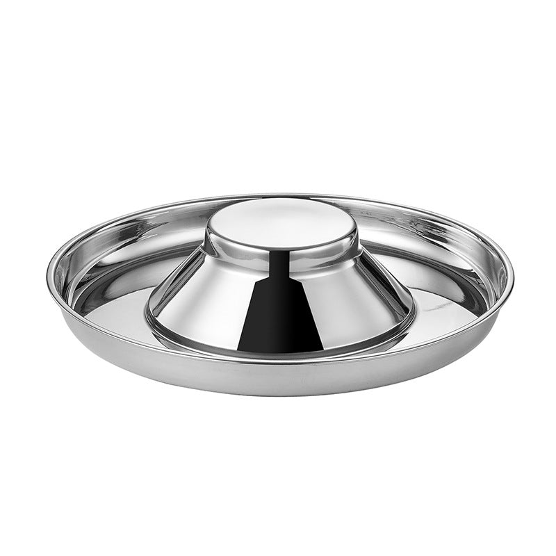 Juego de Cuencos Destetadores para Cachorros de Acero Inoxidable – Comedero para Camadas de Múltiples Cachorros