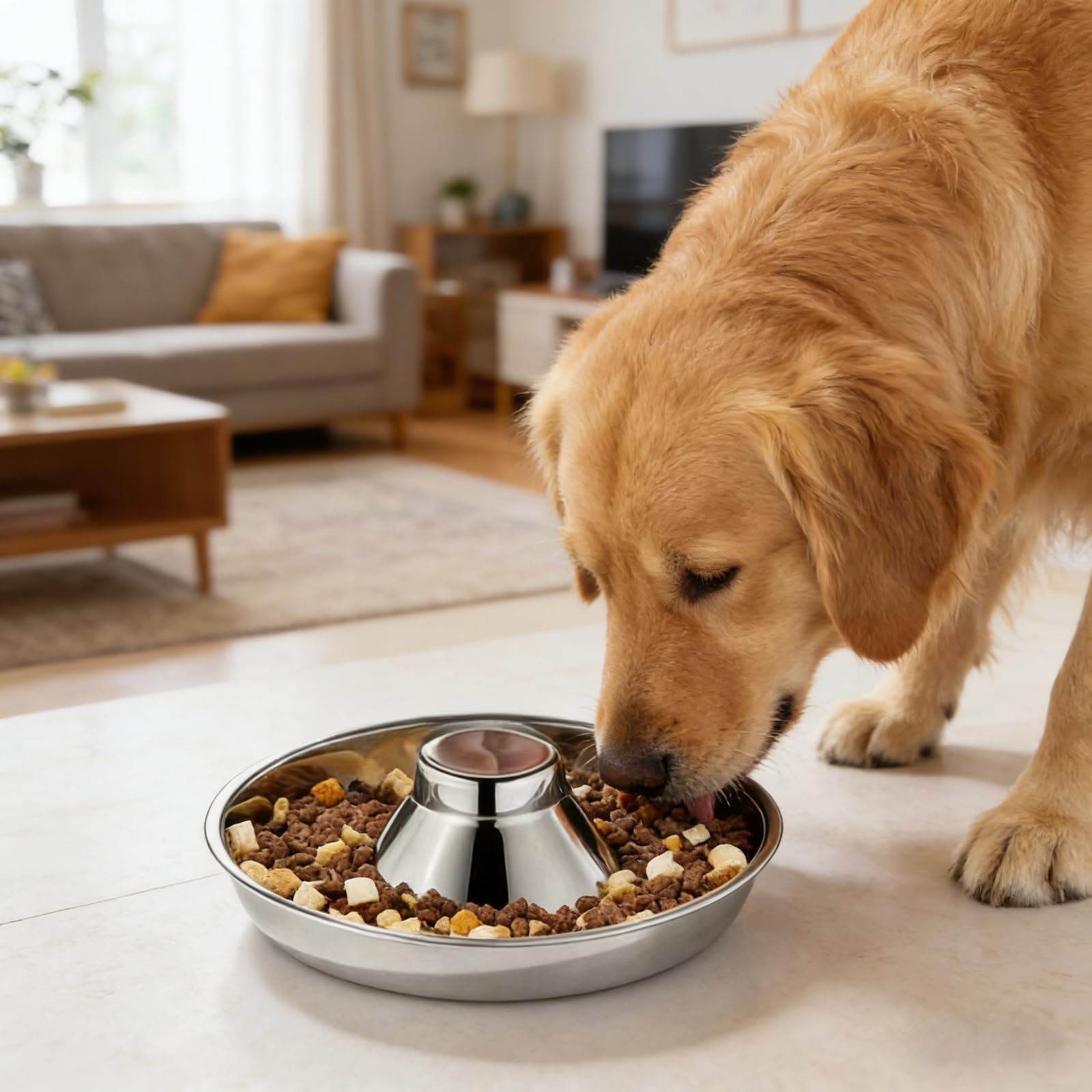 Juego de Cuencos Destetadores para Cachorros de Acero Inoxidable – Comedero para Camadas de Múltiples Cachorros