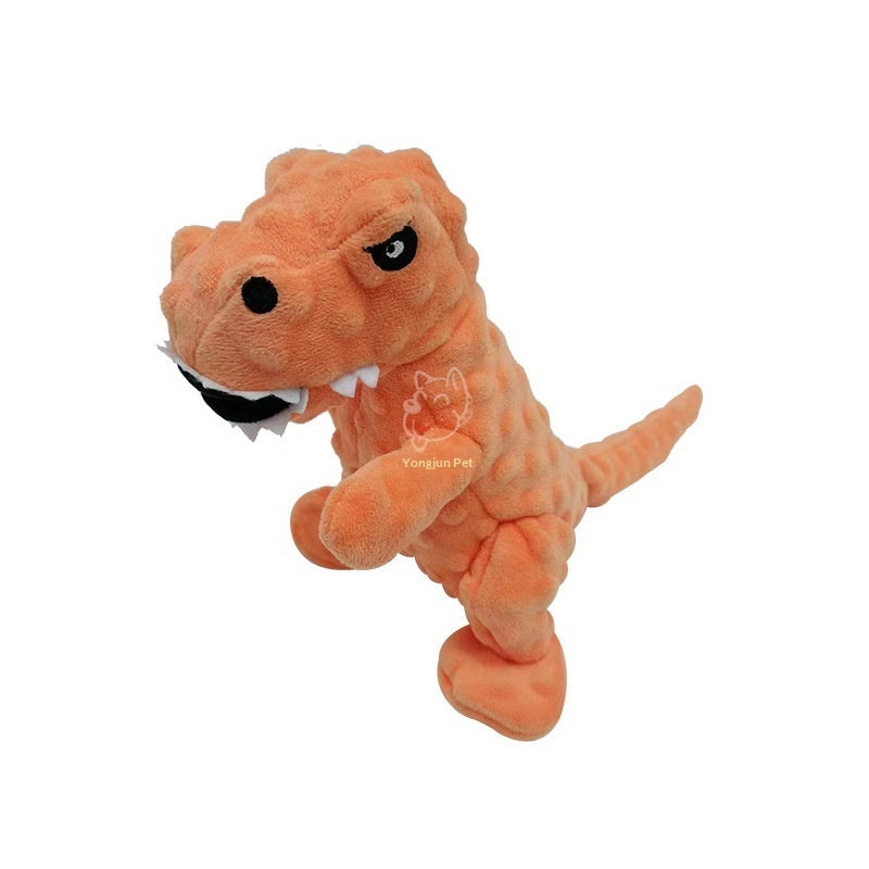 Juguete dental para perros Dinosaurio – Papel arrugado y peluche