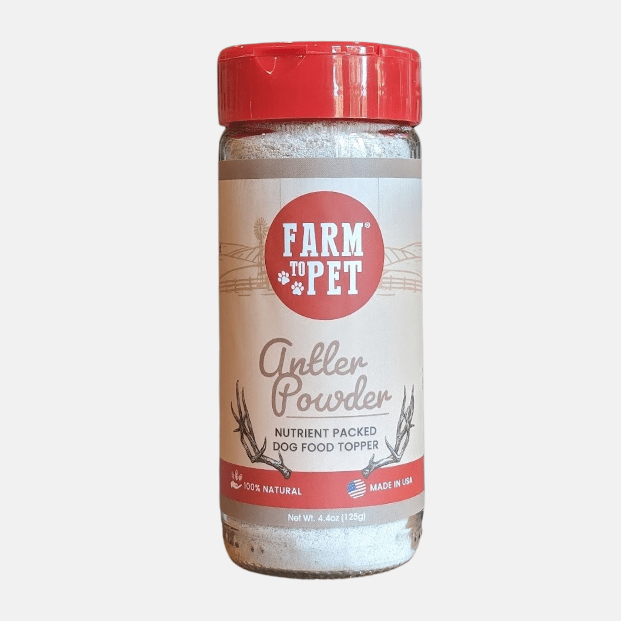 Suplemento Nutricional en Polvo de Asta de Ciervo Treat Topper para Perros y Gatos