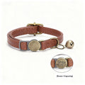 Retro Leather Cat Collar – Stylish, Durable & Adjustable