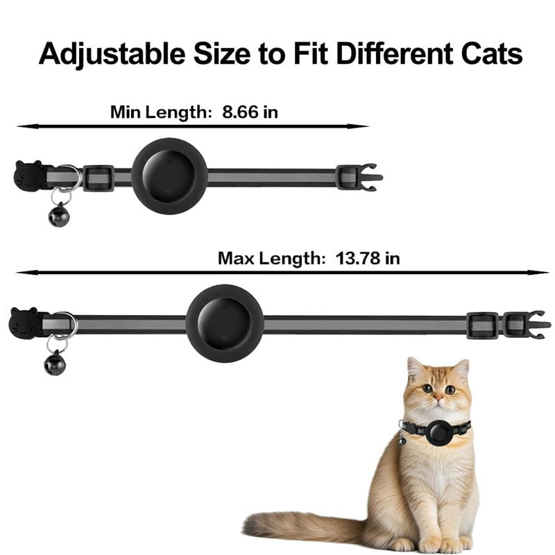 GPS Cat Tracker Collar – Apple Find My Compatible, Waterproof