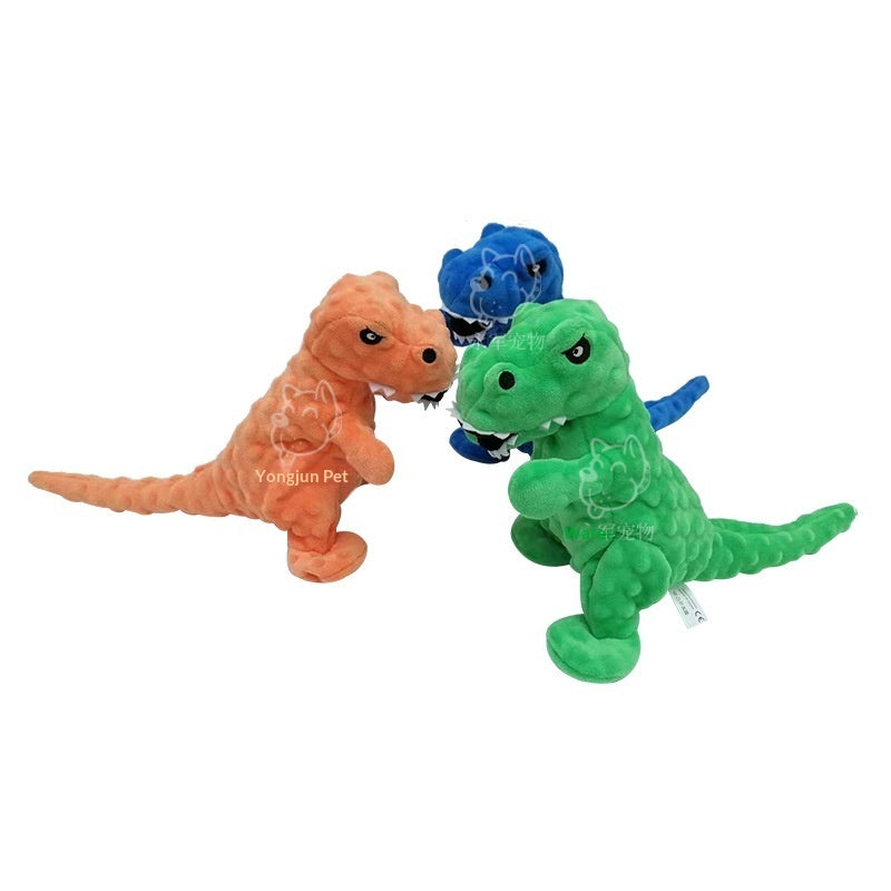 Juguete dental para perros Dinosaurio – Papel arrugado y peluche