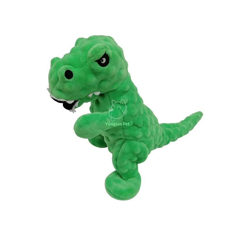 Juguete dental para perros Dinosaurio – Papel arrugado y peluche